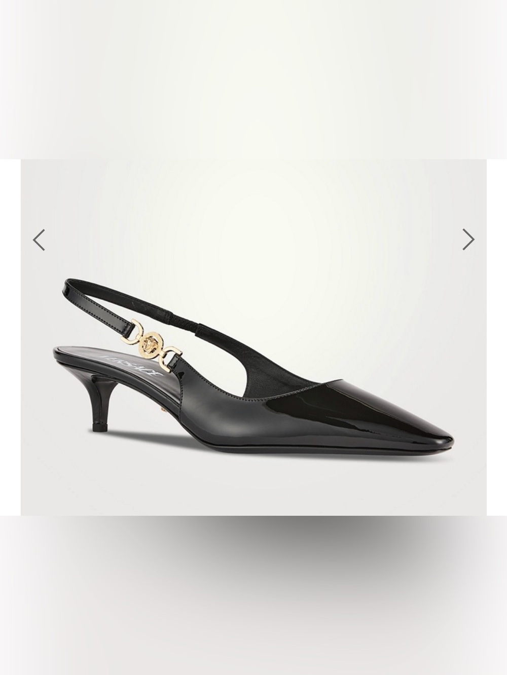 Versace Medusa '95 Patent Leather Slingback Pumps